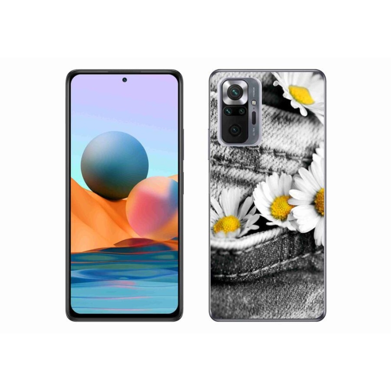 Gél tok mmCase a Xiaomi Redmi Note 10 Pro készülékhez - Százszorszépek