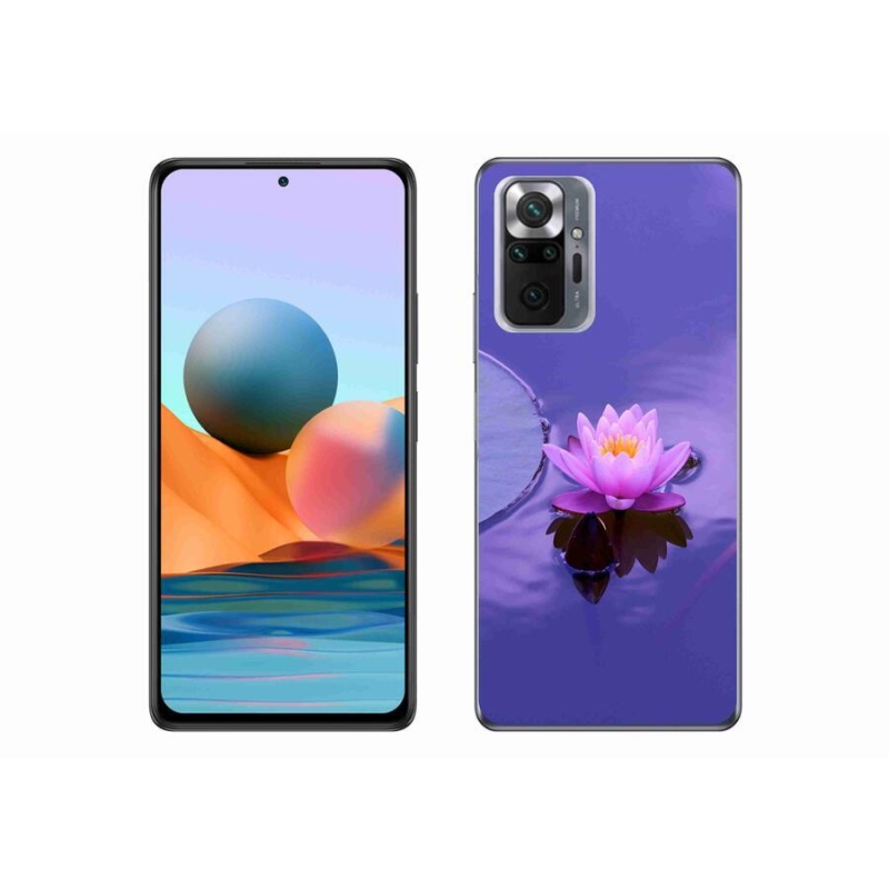 Gél tok mmCase a Xiaomi Redmi Note 10 Pro-hoz - virág a vízen