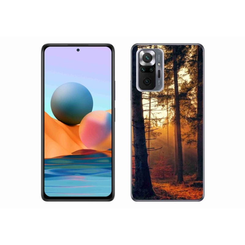 Gél tok mmCase a Xiaomi Redmi Note 10 Pro számára - erdő