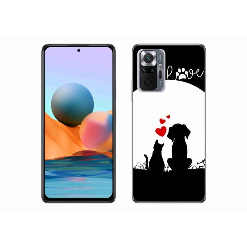 Gél tok mmCase a Xiaomi Redmi Note 10 Pro számára - állati szeretet