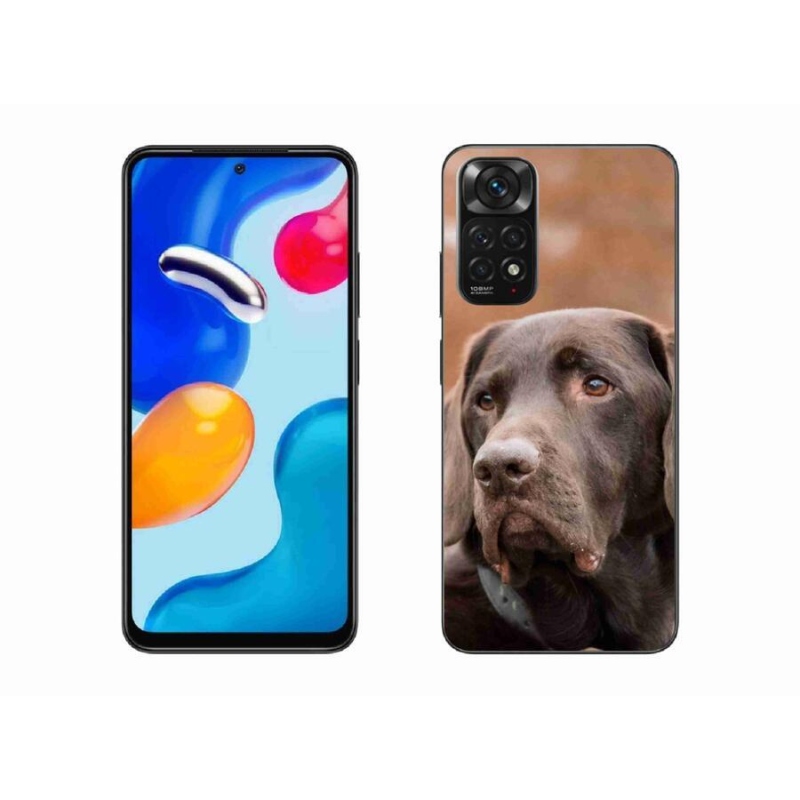 Gél tok mmCase a Xiaomi Redmi Note 11 4G-hez - barna labrador