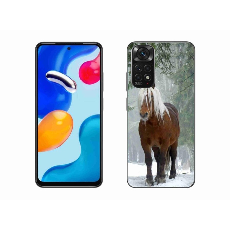 Gél tok mmCase a Xiaomi Redmi Note 11 4G-hez - ló az erdőben
