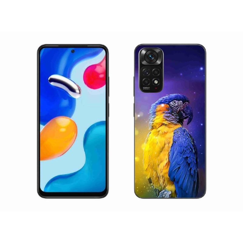 Gél tok mmCase a Xiaomi Redmi Note 11 4G-hez - papagáj ara 1
