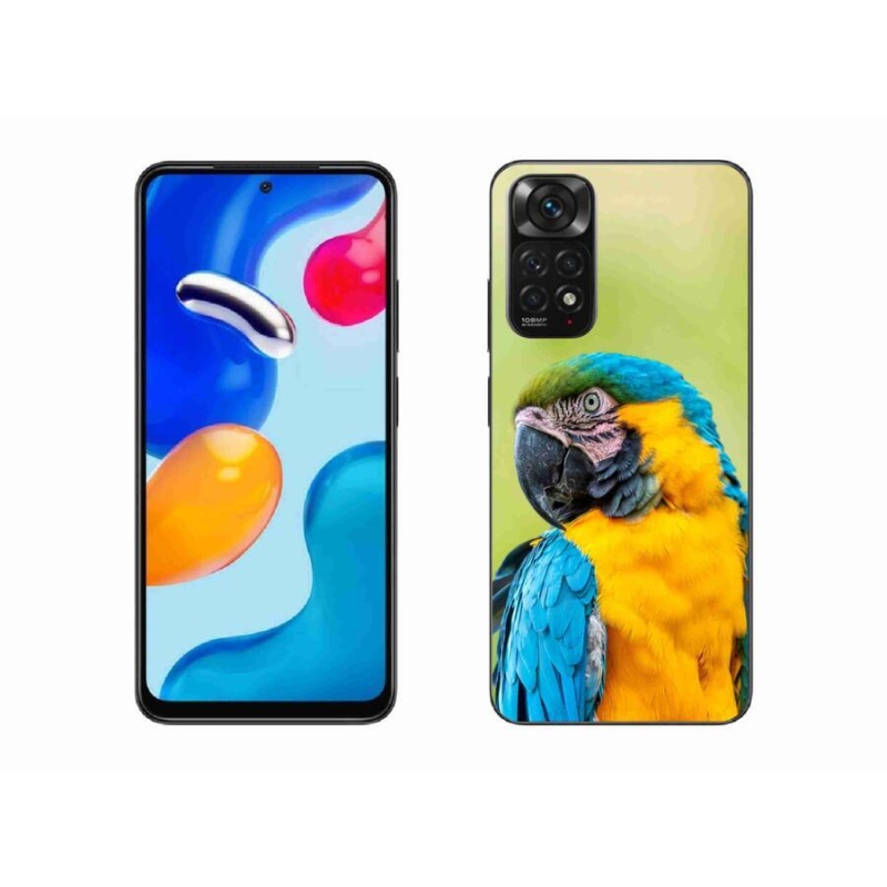 Gél tok mmCase a Xiaomi Redmi Note 11 4G-hez - papagáj ara 2