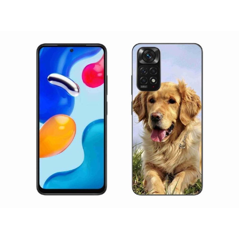 Gél tok mmCase a Xiaomi Redmi Note 11 4G készülékhez - arany retriever
