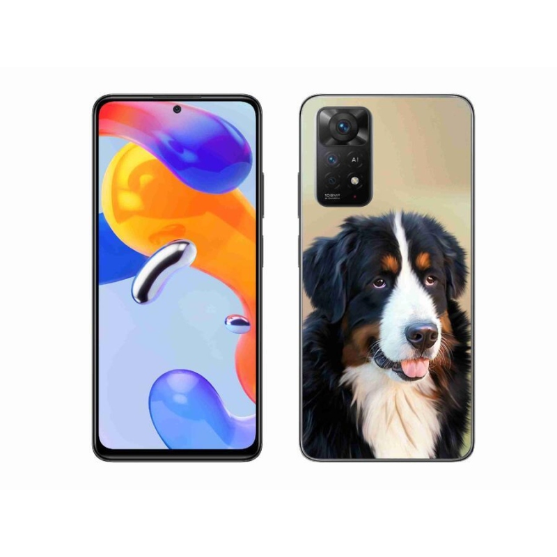 Gél tok mmCase a Xiaomi Redmi Note 11 Pro 4G/5G - berni hegyi kutya számára