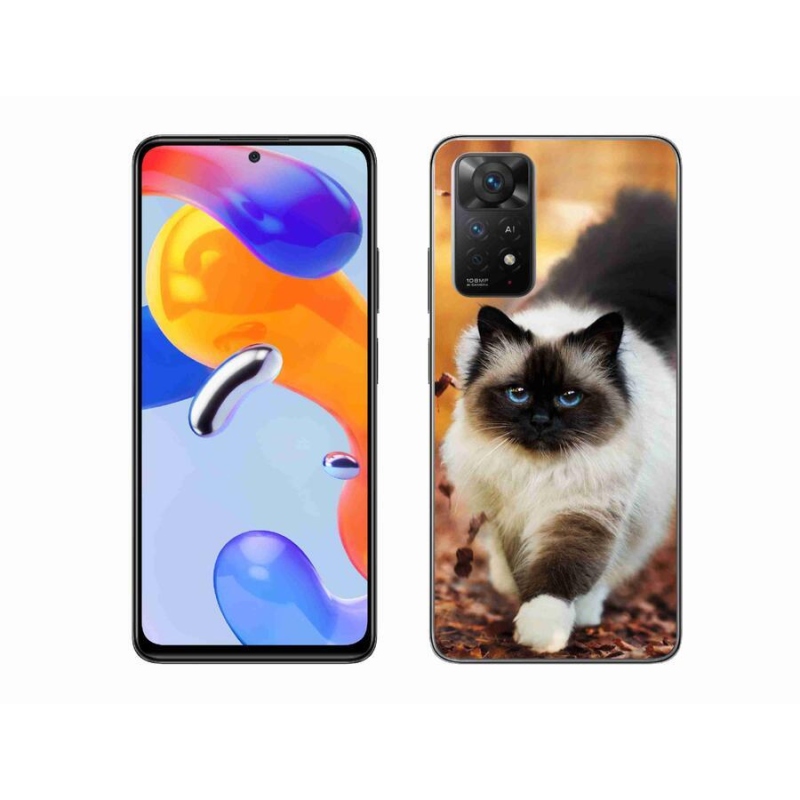 Gél tok mmCase a Xiaomi Redmi Note 11 Pro 4G/5G-hez - macska