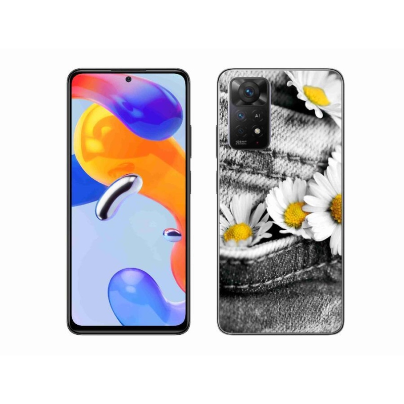 Gél tok mmCase a Xiaomi Redmi Note 11 Pro 4G/5G készülékhez - százszorszépek