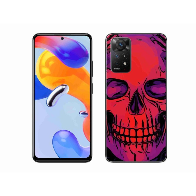 Gél tok mmCase a Xiaomi Redmi Note 11 Pro 4G/5G számára - koponya