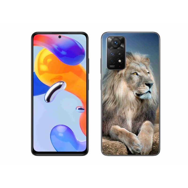 Gél tok mmCase a Xiaomi Redmi Note 11 Pro 4G/5G-hez - Lion 1