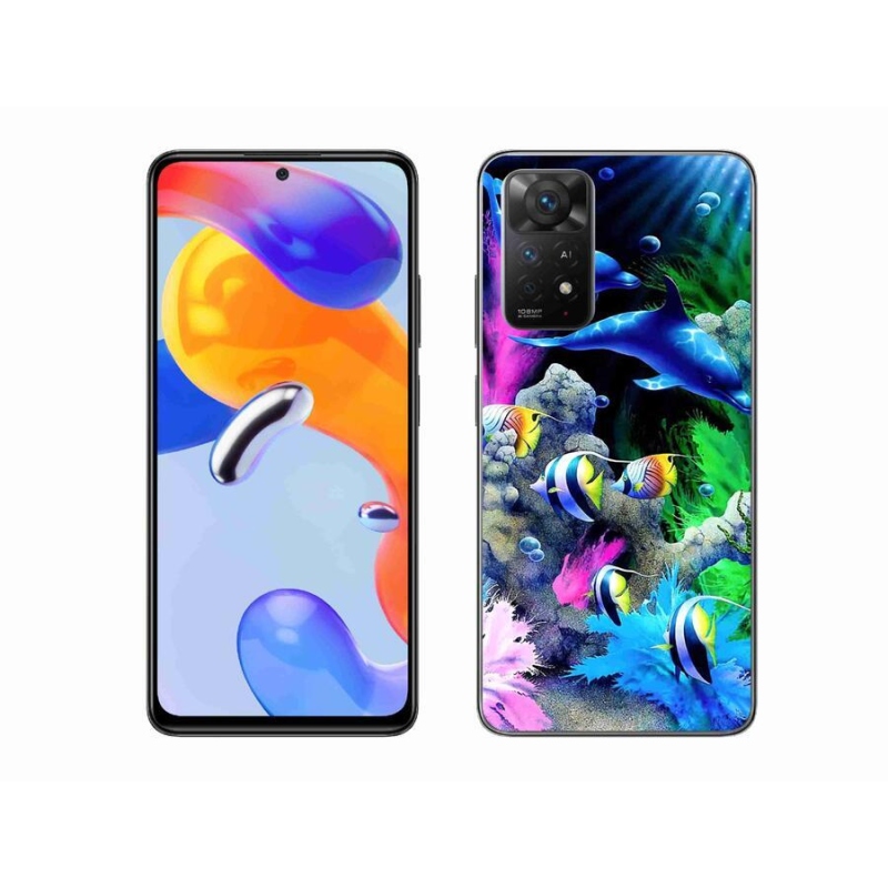 Gél tok mmCase a Xiaomi Redmi Note 11 Pro 4G/5G-hez - tengeri világ