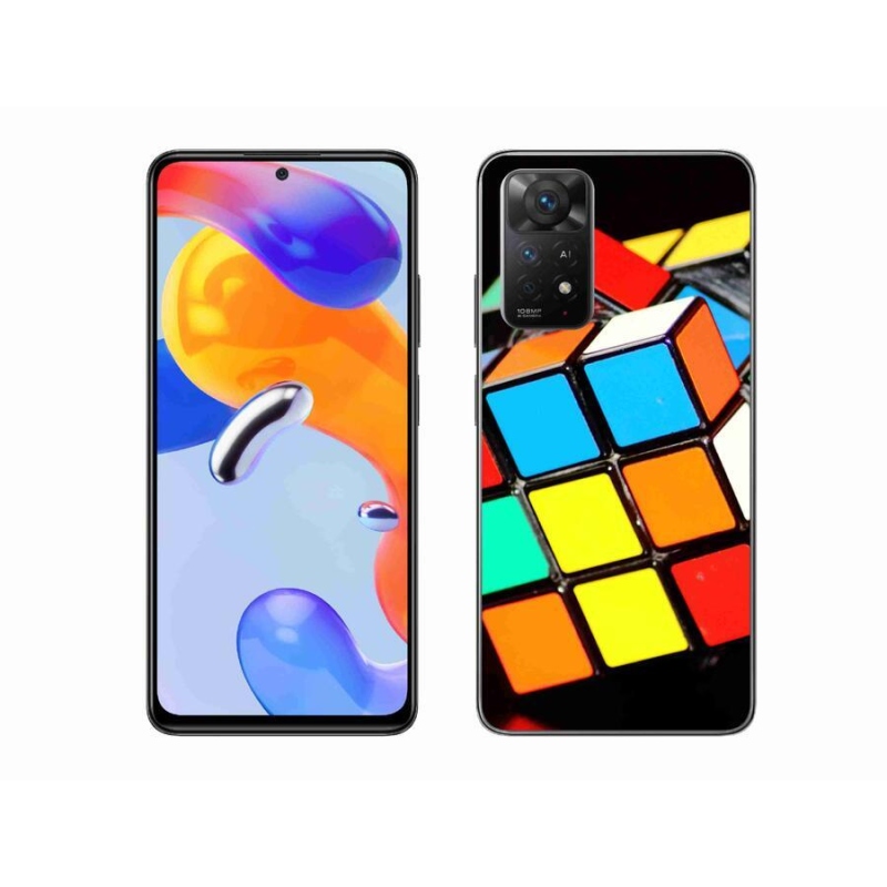 Gél tok mmCase a Xiaomi Redmi Note 11 Pro 4G/5G-hez - Rubik-kocka