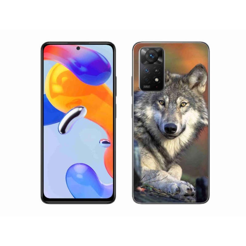 Gél tok mmCase a Xiaomi Redmi Note 11 Pro 4G/5G számára - farkas