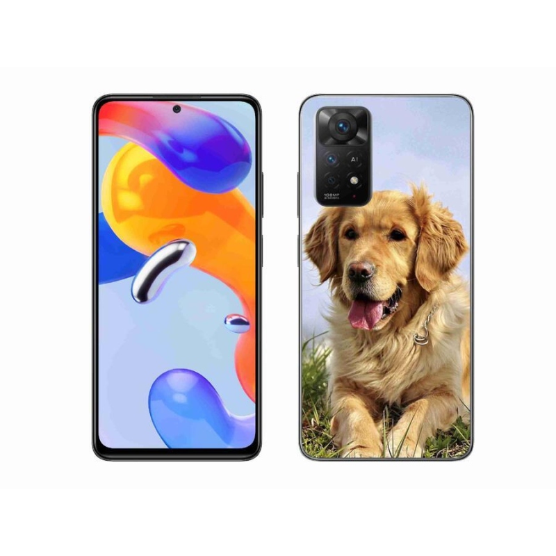 Gél tok mmCase a Xiaomi Redmi Note 11 Pro 4G/5G számára - arany retriever