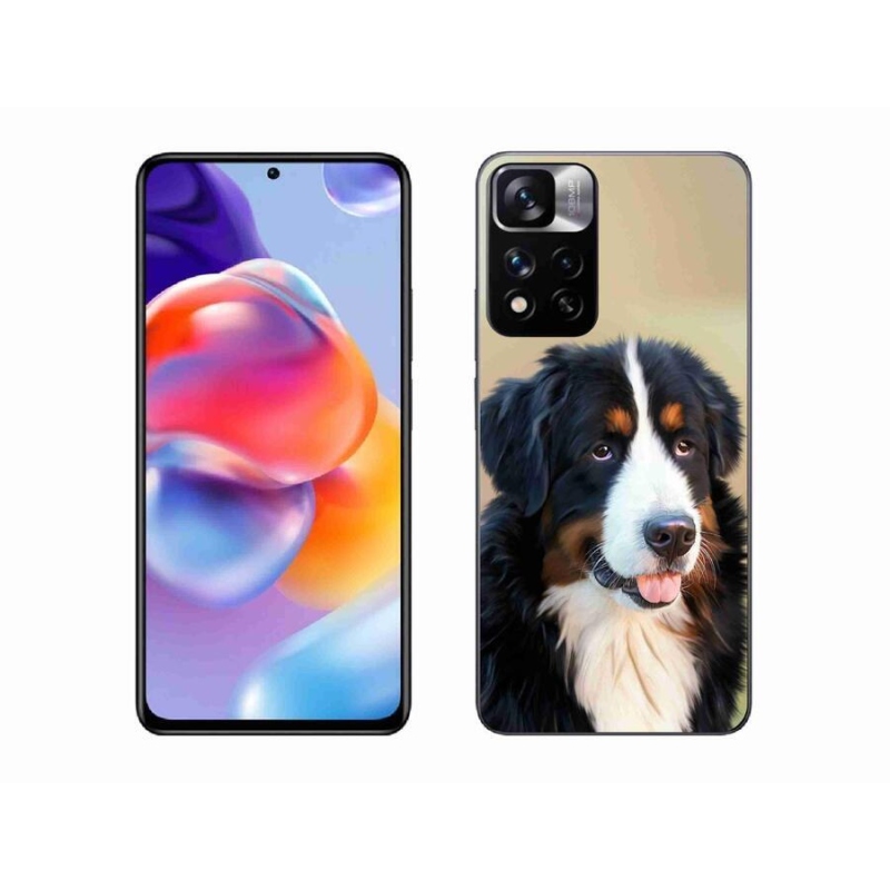Gél tok mmCase a Xiaomi Redmi Note 11 Pro+ 5G számára - Berni hegyi kutya