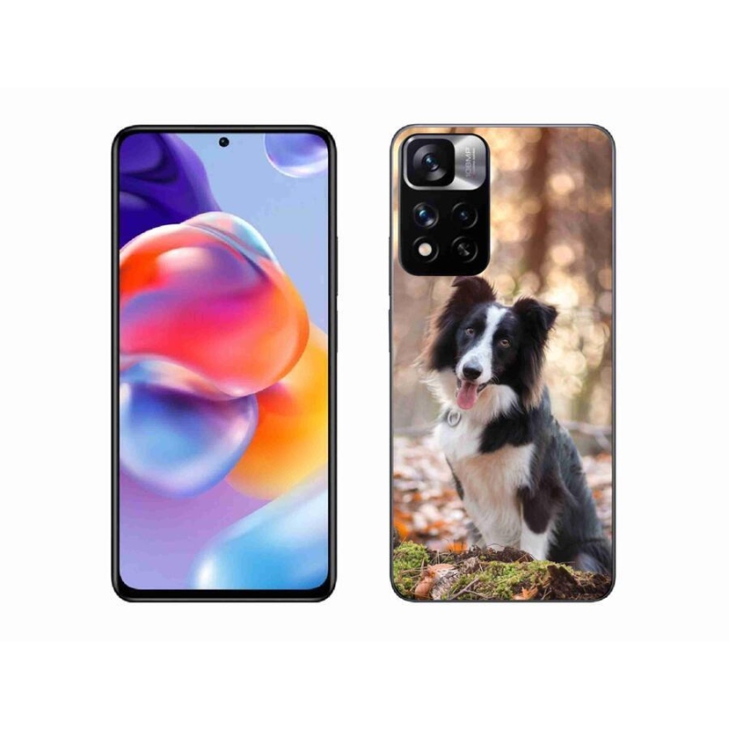 Gél tok mmCase a Xiaomi Redmi Note 11 Pro+ 5G - border colie 1