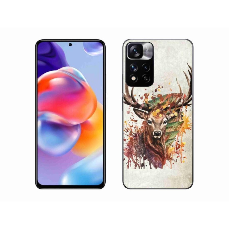 Gél tok mmCase a Xiaomi Redmi Note 11 Pro+ 5G számára - szarvas 1