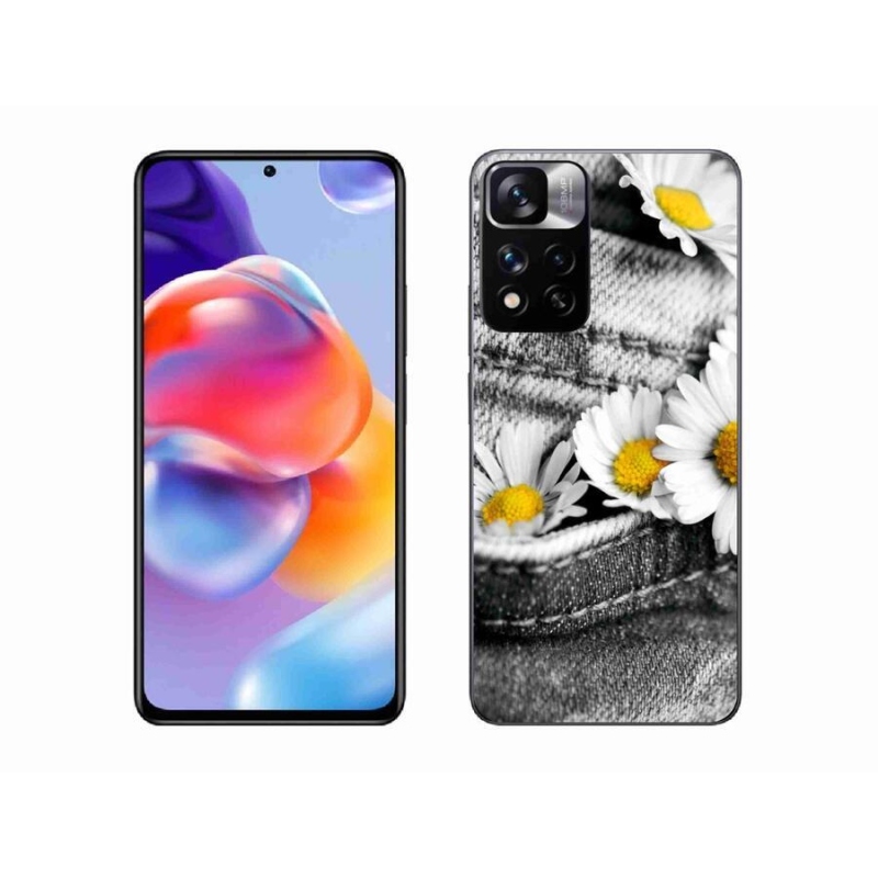 Gél tok mmCase a Xiaomi Redmi Note 11 Pro+ 5G számára - százszorszépek