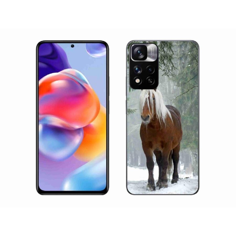 Gél tok mmCase a Xiaomi Redmi Note 11 Pro+ 5G számára - ló az erdőben