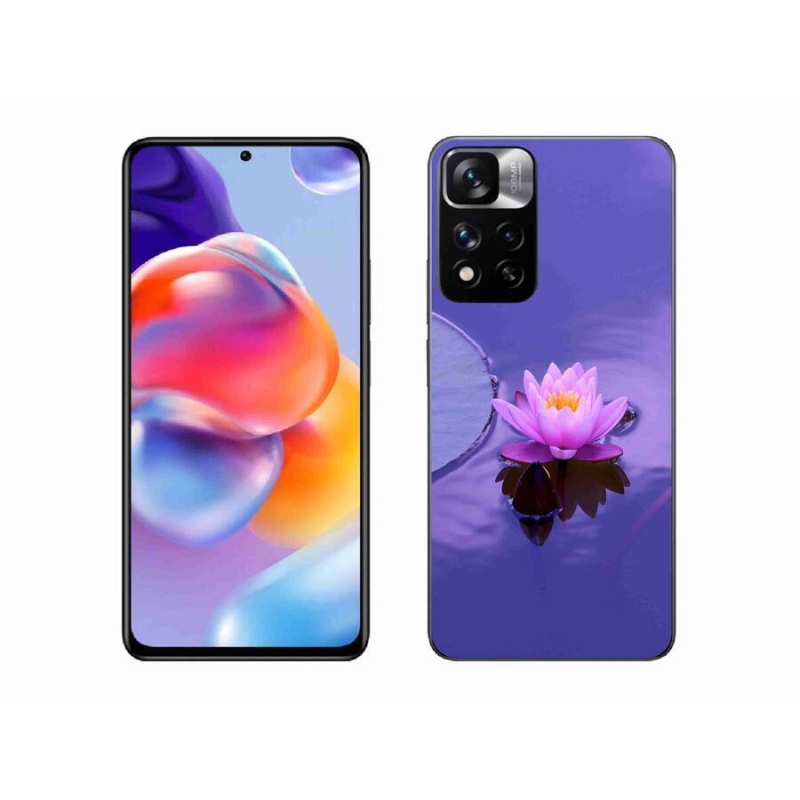Gél tok mmCase a Xiaomi Redmi Note 11 Pro+ 5G számára - virág a vízen