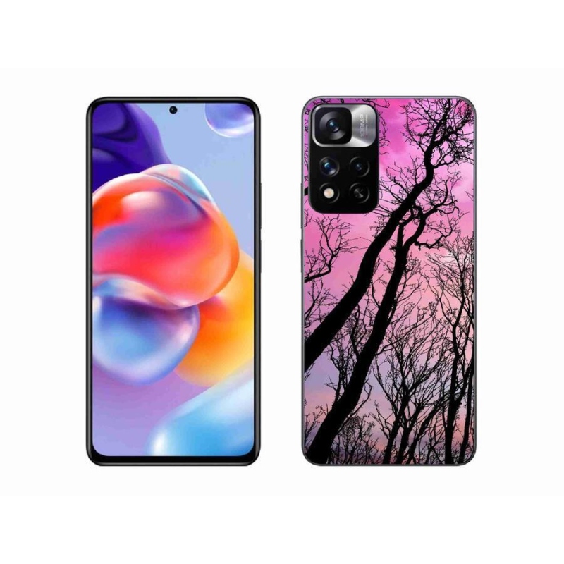 Gél tok mmCase a Xiaomi Redmi Note 11 Pro+ 5G számára - kidőlt fák