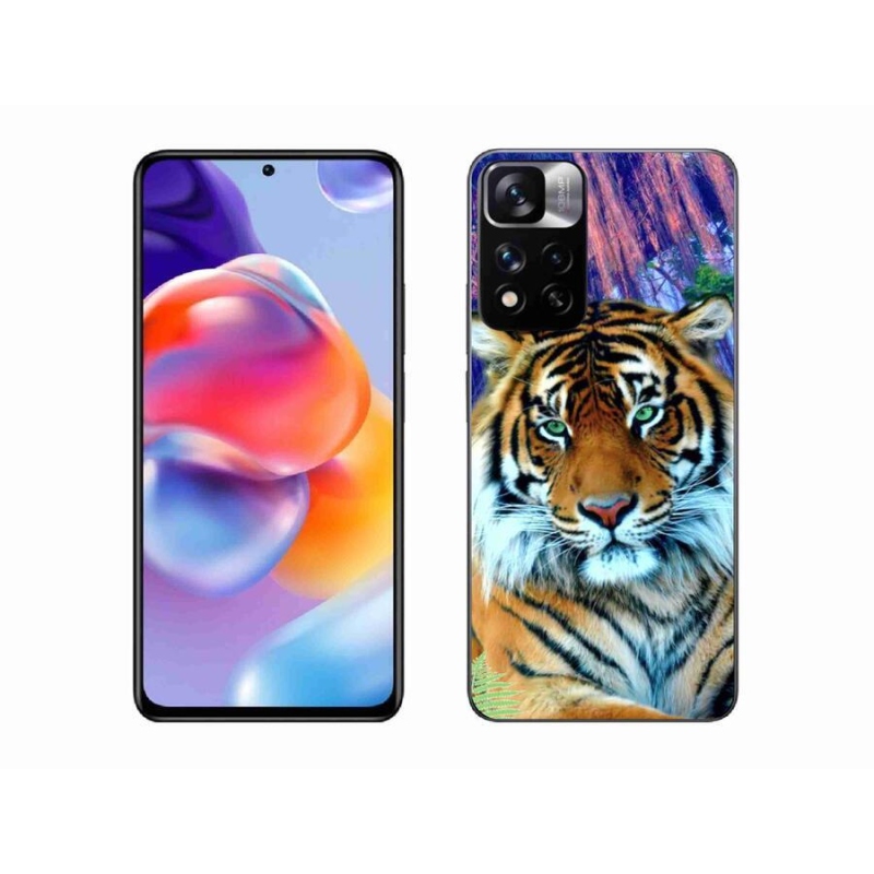 Gél tok mmCase a Xiaomi Redmi Note 11 Pro+ 5G számára - tigris