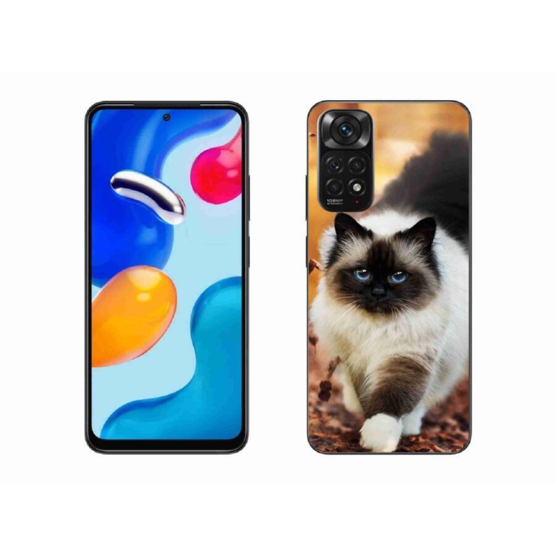 Gél tok mmCase a Xiaomi Redmi Note 11S 4G-hez - macska