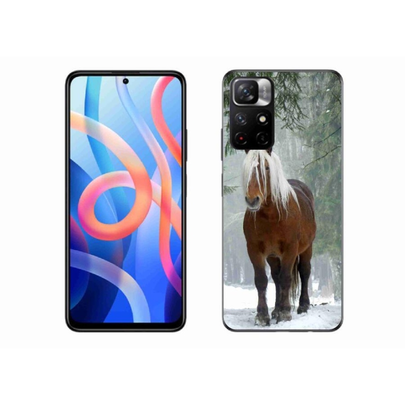 Gél tok mmCase a Xiaomi Redmi Note 11S 5G számára - ló az erdőben