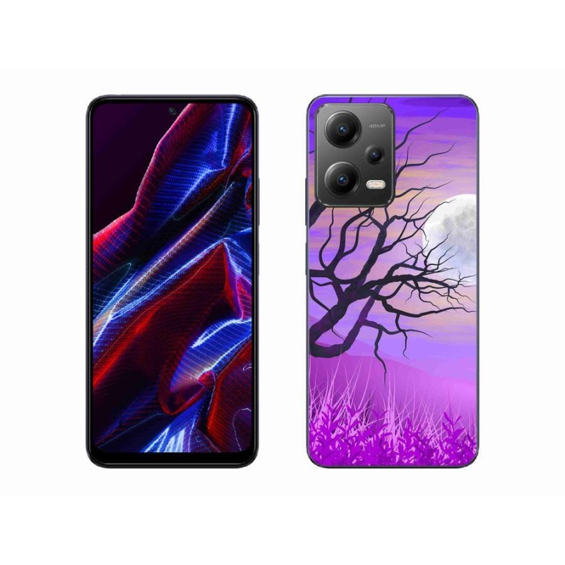 Gél tok mmCase a Xiaomi Redmi Note 12 5G számára - rajzfilmes kidőlt fa