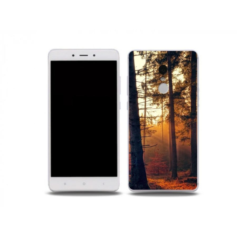 Gél tok mmCase a Xiaomi Redmi Note 4X számára - erdő