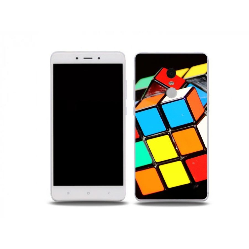 Gél tok mmCase a Xiaomi Redmi Note 4X-hez - Rubik-kocka