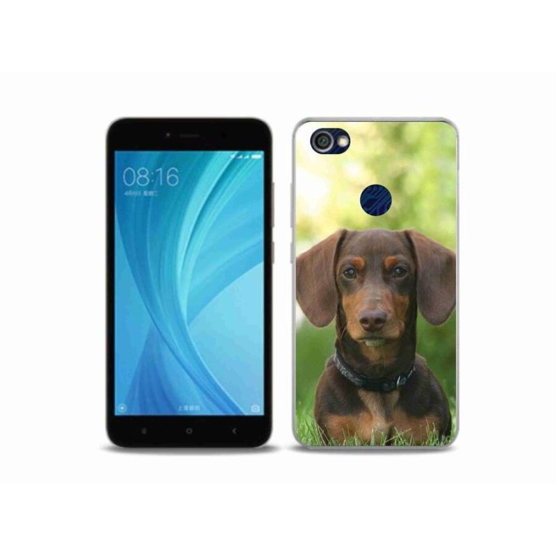 Gél tok mmCase a Xiaomi Redmi Note 5A Prime készülékhez - barna tacskó