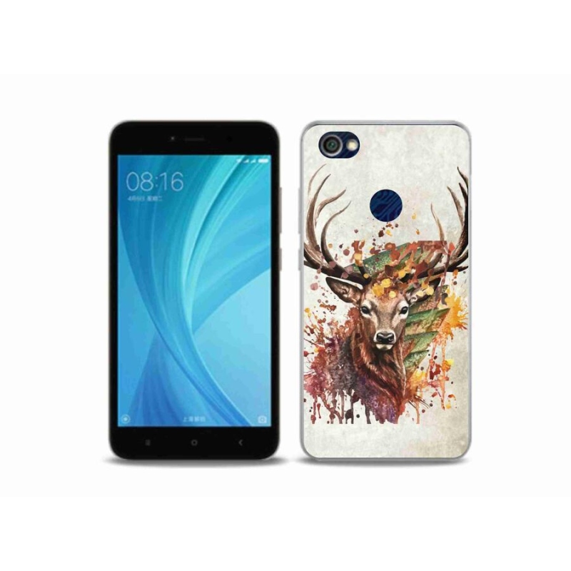 Gél tok mmCase a Xiaomi Redmi Note 5A Prime-hoz - szarvas 1