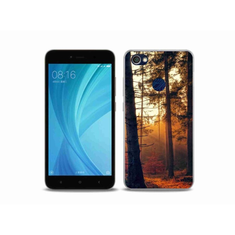 Gél tok mmCase a Xiaomi Redmi Note 5A Prime számára - erdő