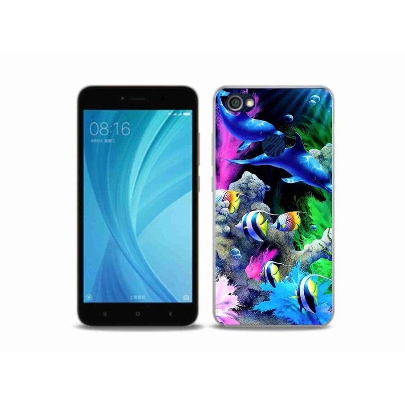 Gél tok mmCase a Xiaomi Redmi Note 5A Prime készülékhez - tengeri világ