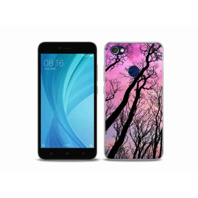 Gél tok mmCase a Xiaomi Redmi Note 5A Prime számára - kidőlt fák