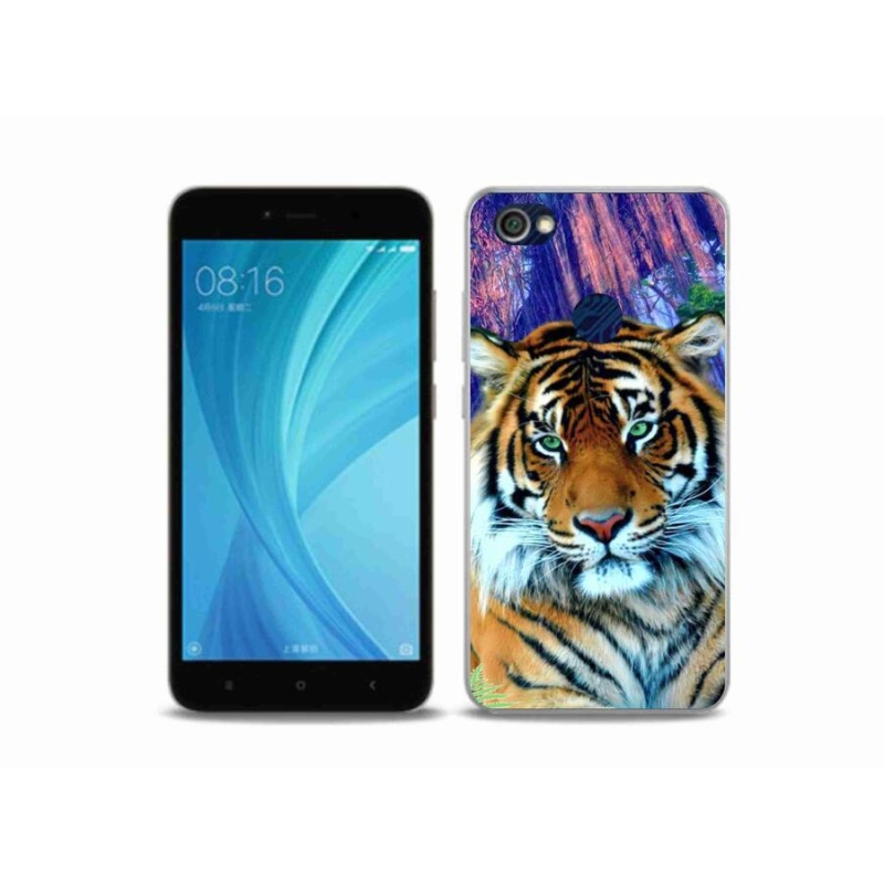 Gél tok mmCase a Xiaomi Redmi Note 5A Prime készülékhez - tigris