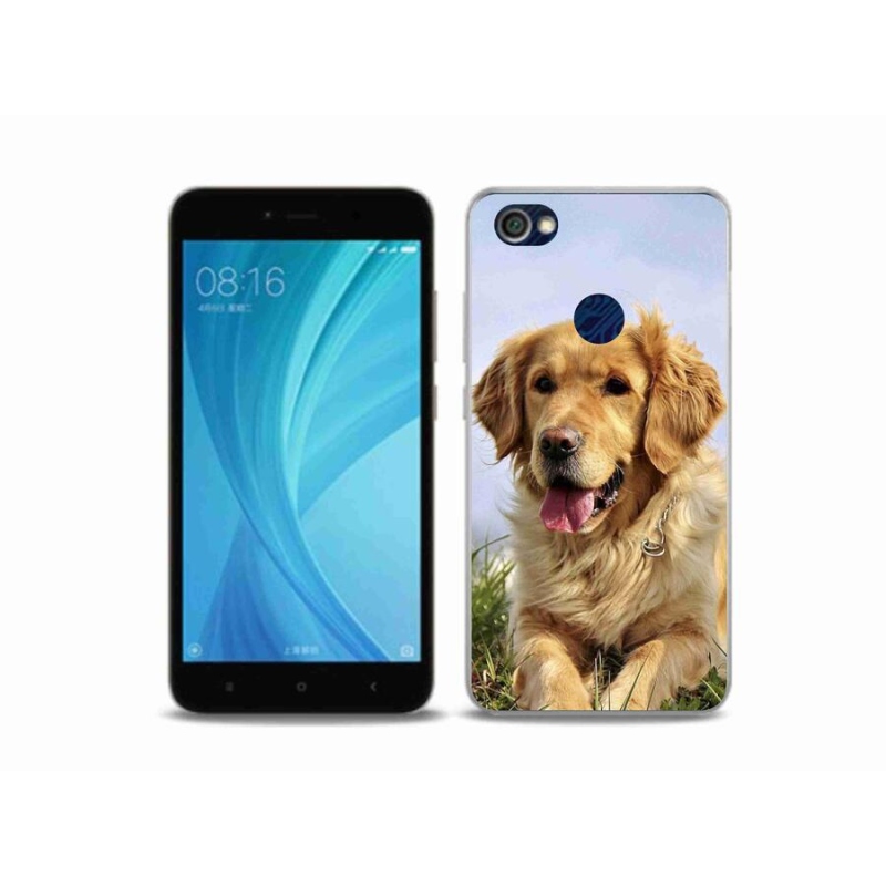 Gél tok mmCase a Xiaomi Redmi Note 5A Prime készülékhez - arany retriever