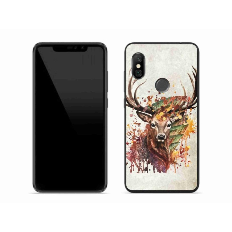 Gél tok mmCase a Xiaomi Redmi Note 6 Pro-hoz - szarvas 1