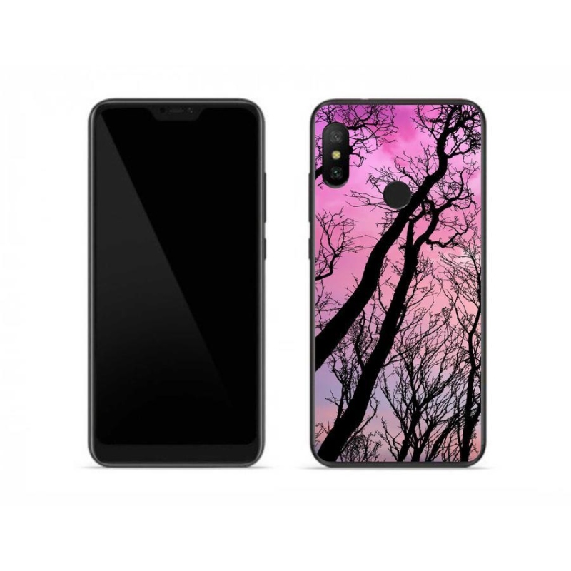 Gél tok mmCase a Xiaomi Redmi Note 6 Pro számára - kidőlt fák