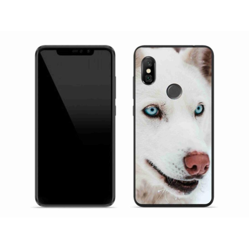 Gél tok mmCase a Xiaomi Redmi Note 6 Pro számára - kutyaszemmel nézet