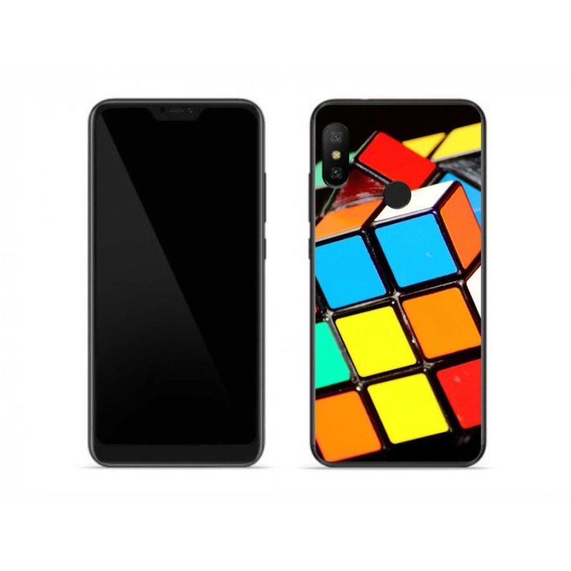 Gél tok mmCase a Xiaomi Redmi Note 6 Pro-hoz - Rubik-kocka