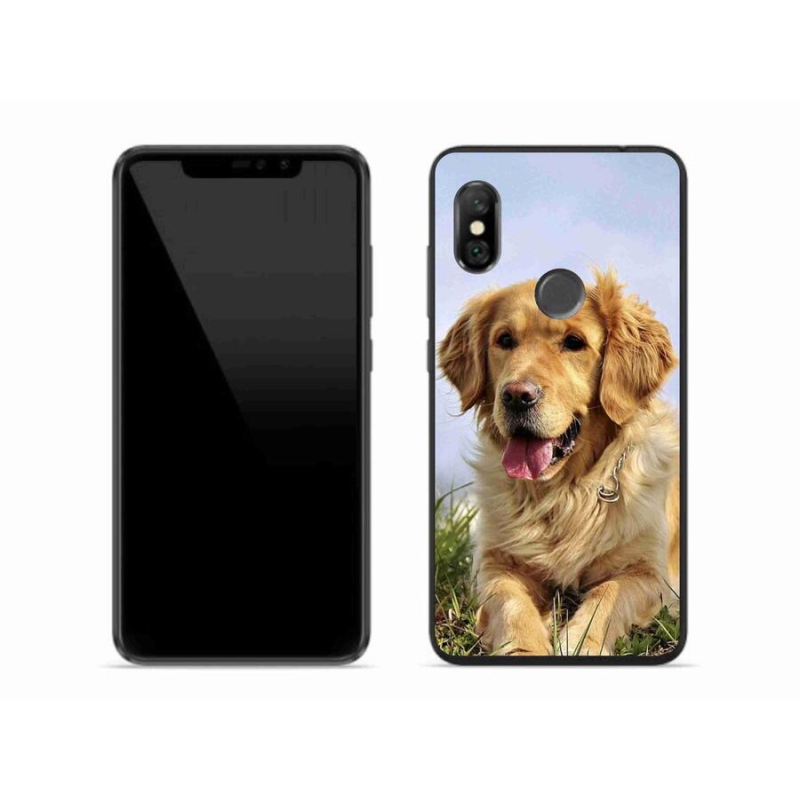 Gél tok mmCase a Xiaomi Redmi Note 6 Pro készülékhez - arany retriever