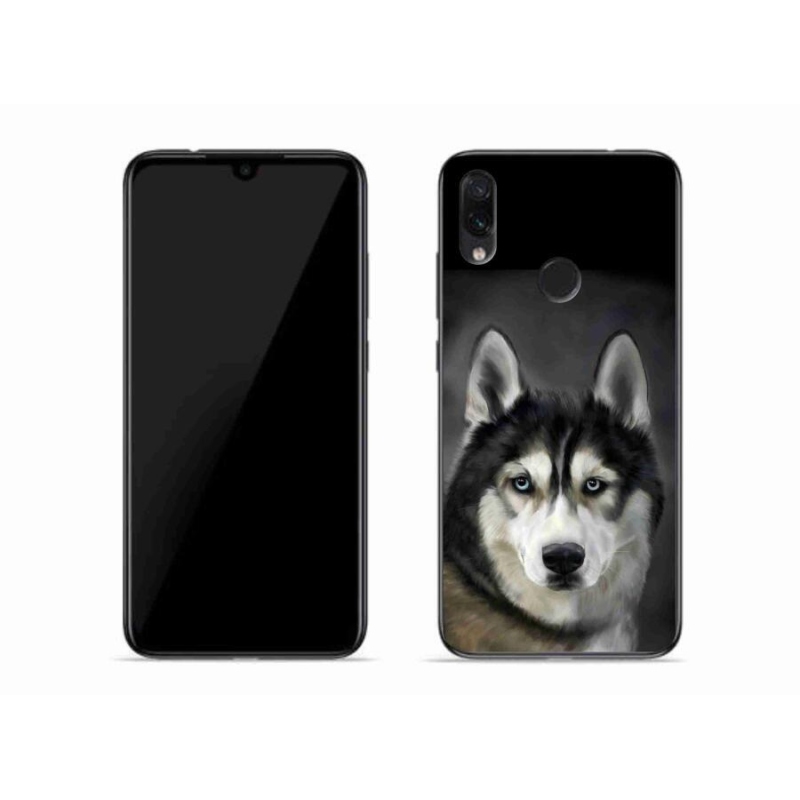 Gél tok mmCase a Xiaomi Redmi Note 7-hez - husky