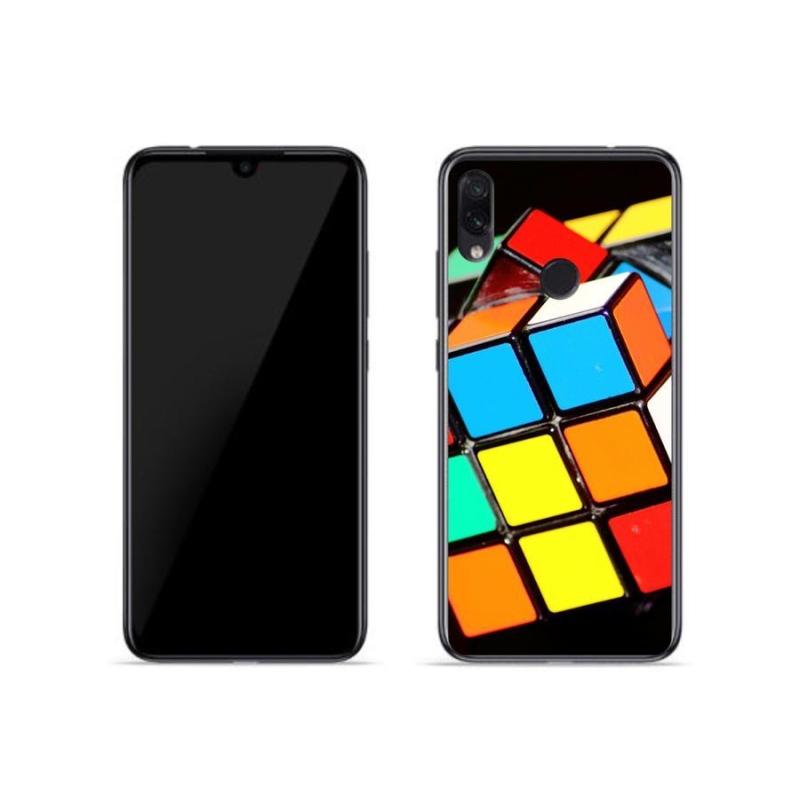 Gél tok mmCase a Xiaomi Redmi Note 7-hez - Rubik-kocka