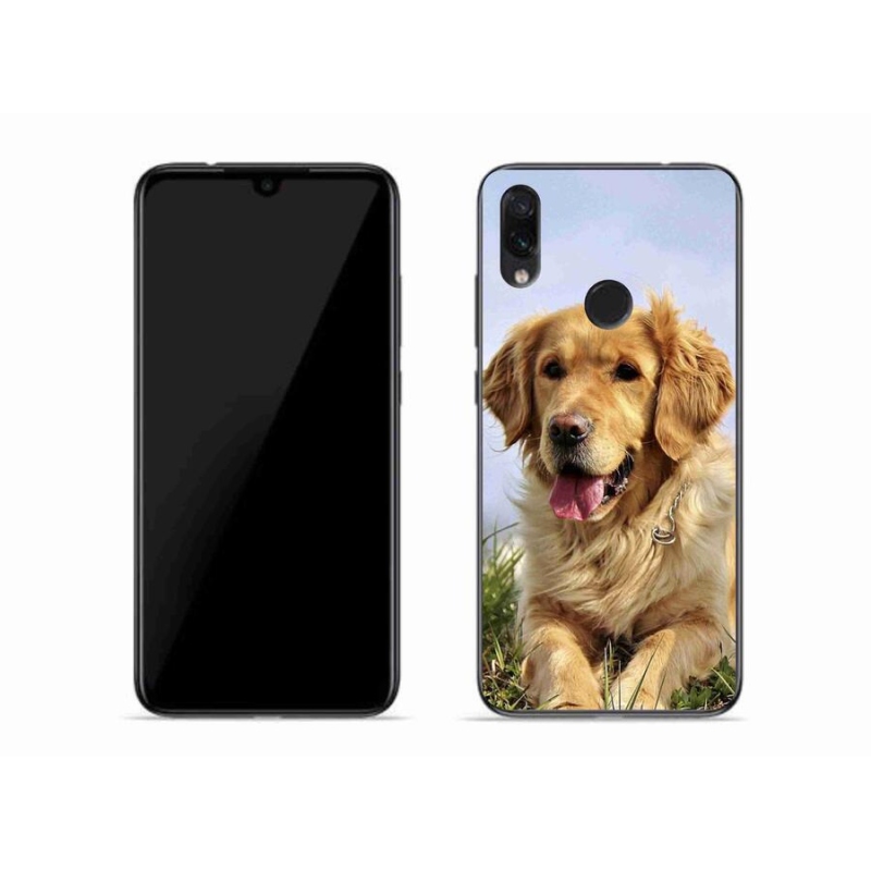 Gél tok mmCase a Xiaomi Redmi Note 7 készülékhez - arany retriever