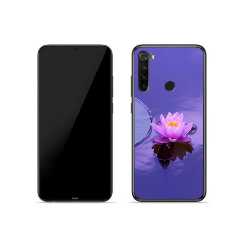 Gél tok mmCase a Xiaomi Redmi Note 8-hoz - virág a vízen