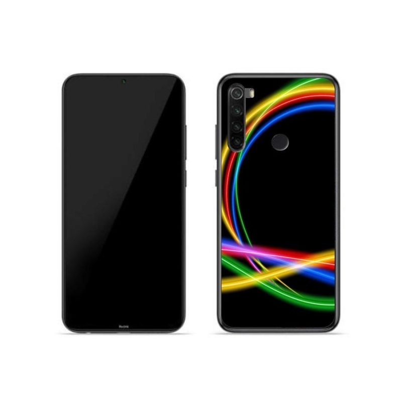 Gél tok mmCase a Xiaomi Redmi Note 8-hoz - neon körök