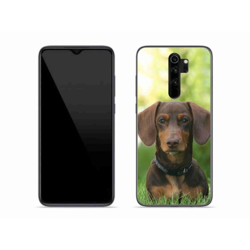 Gél tok mmCase a Xiaomi Redmi Note 8 Pro készülékhez - barna tacskó