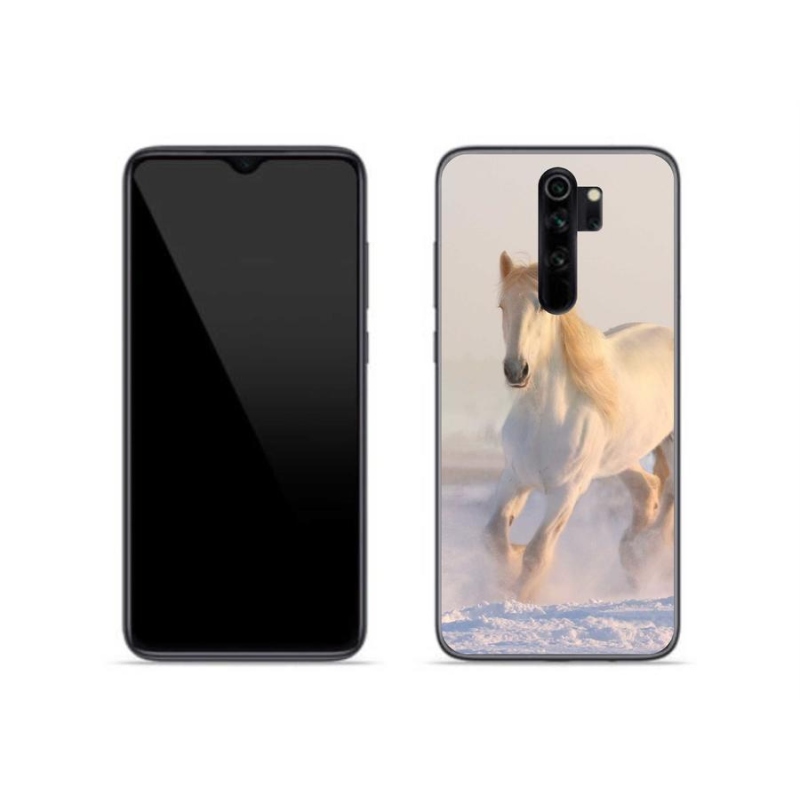 Gél tok mmCase a Xiaomi Redmi Note 8 Pro számára - ló a hóban